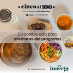 Tu menú “Cinco al 100”, preparado por Beinnergy
